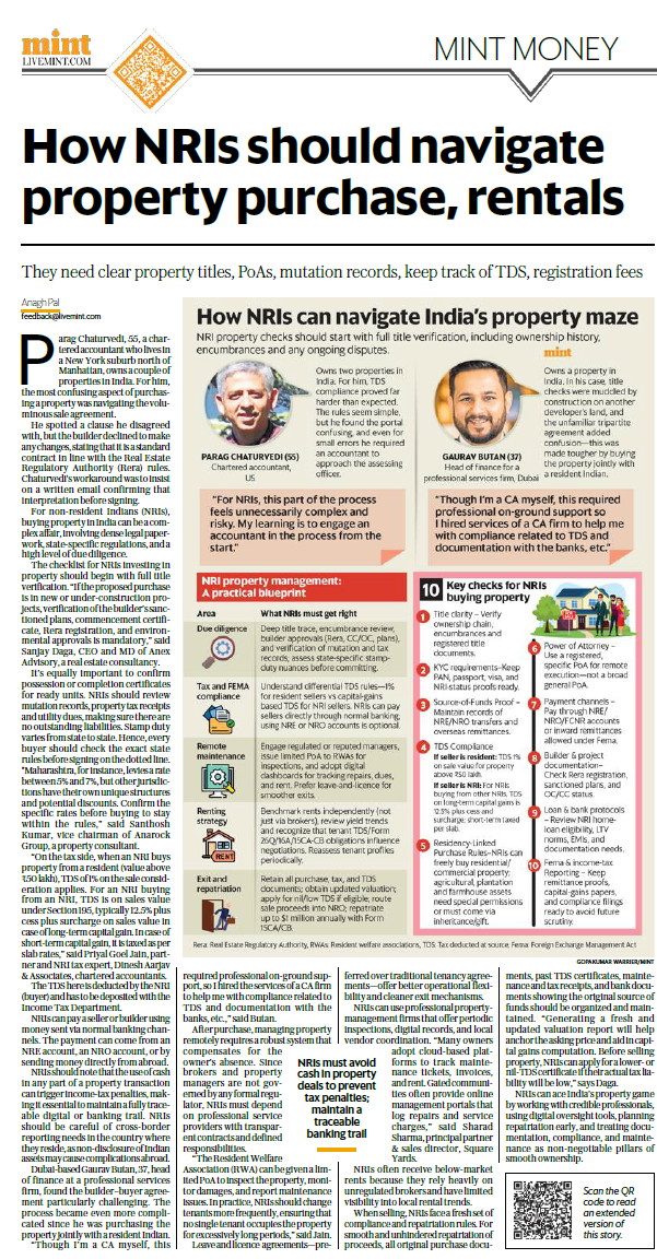 Remote property ownership is tough for NRIs. Here's the fix.